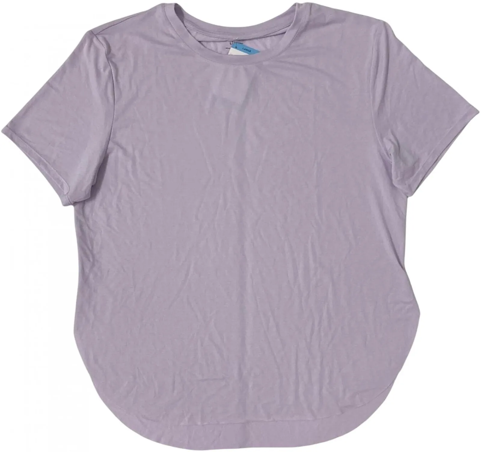 Member's Mark Women's Short Sleeve High Low Rounded Hem T-Shirt F12532C889