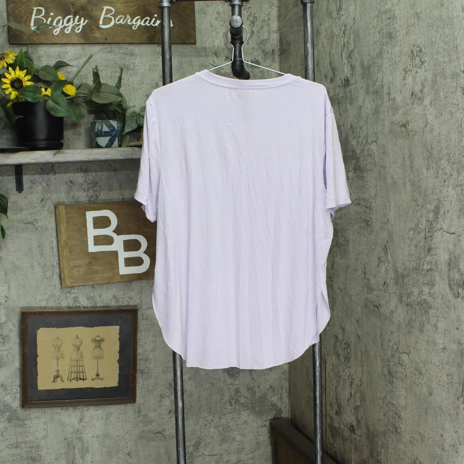 Member's Mark Women's Short Sleeve High Low Rounded Hem T-Shirt F12532C889