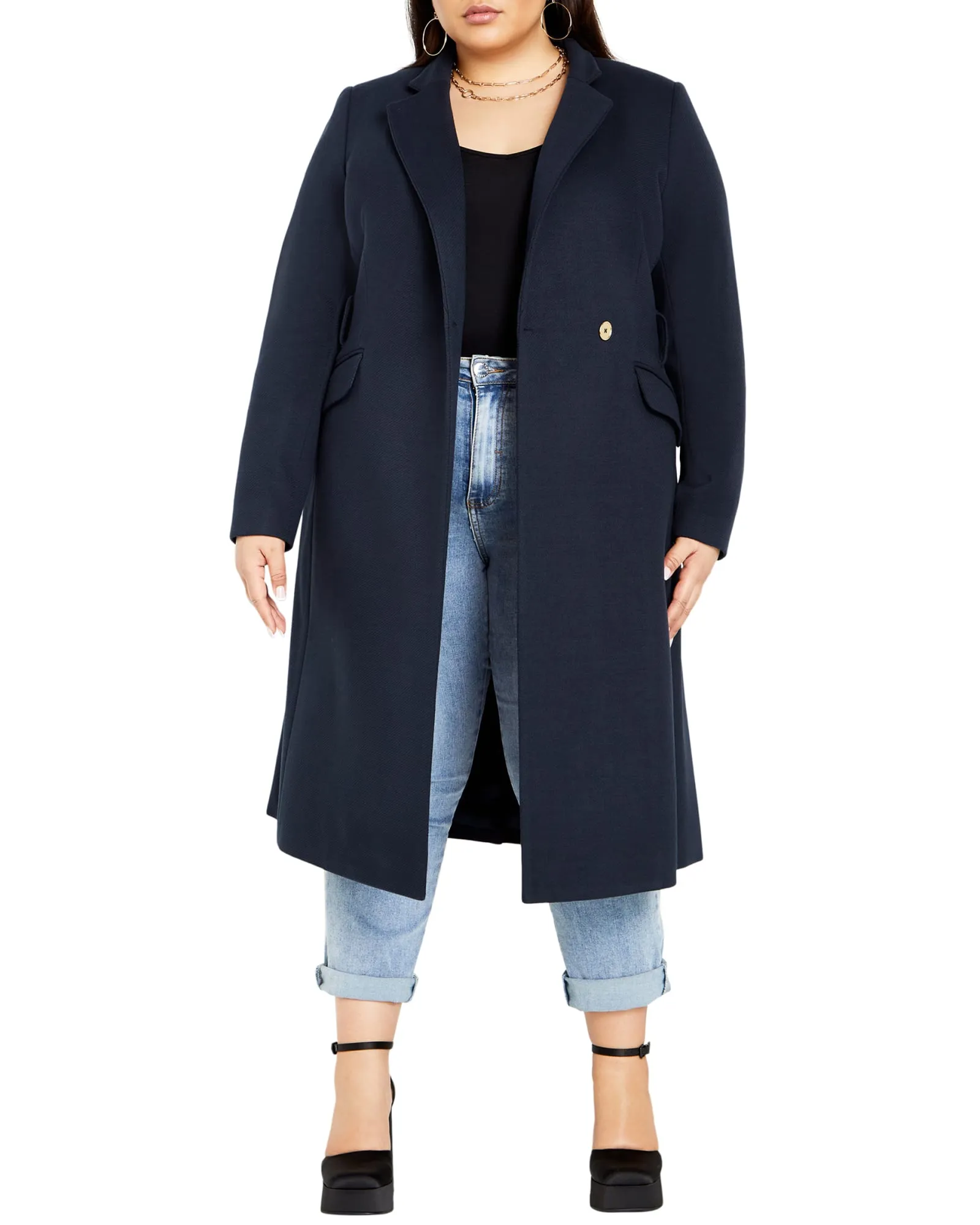 Mia Coat | Navy