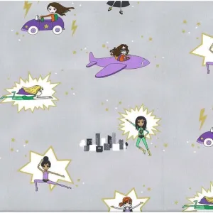 Michael Miller - Hero - Girl Power - Steel
