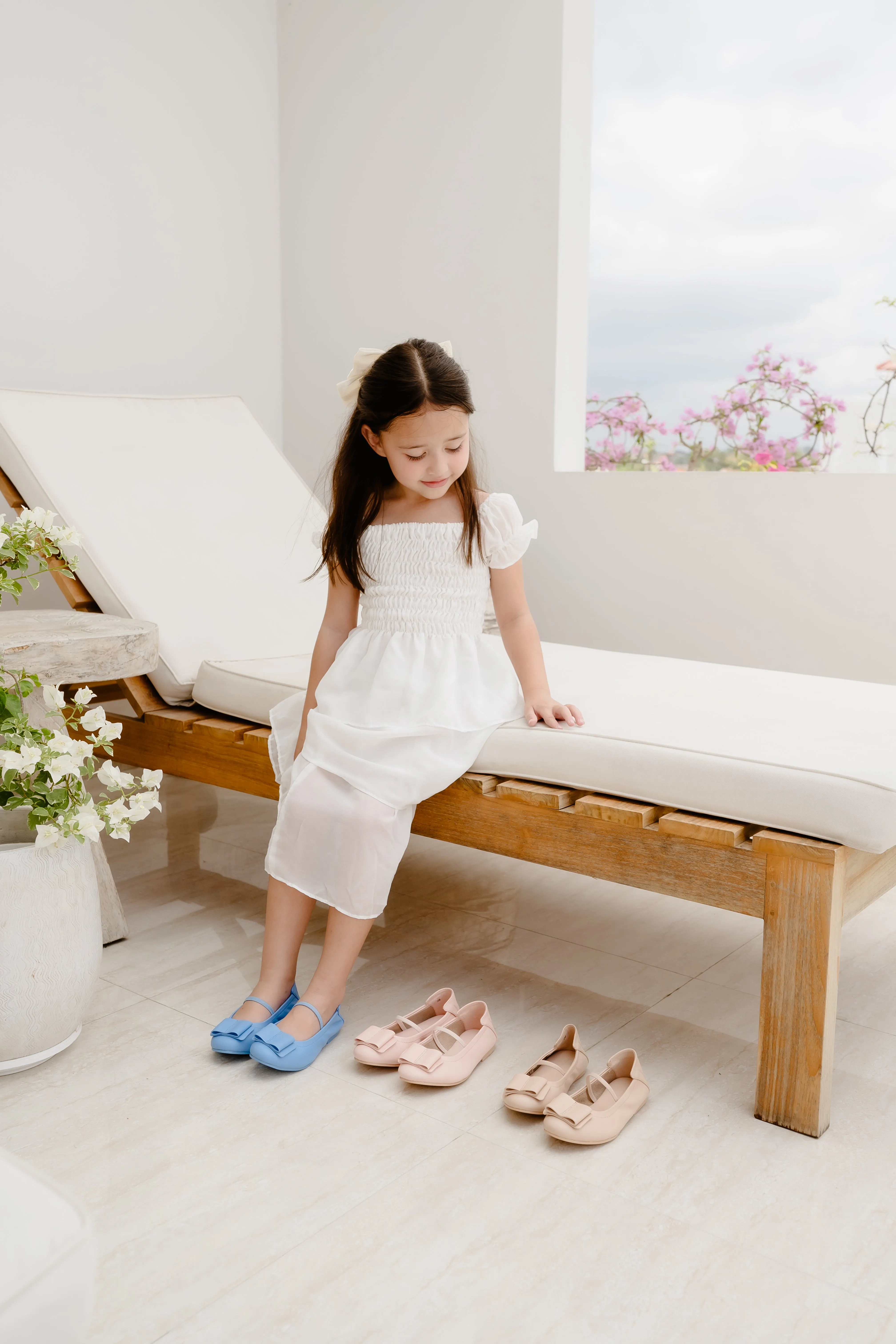 Mini Blair Ballerina Leather Flats - Frozen (Kids)
