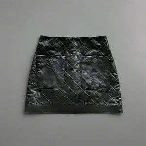 Monica - Leather Skirt