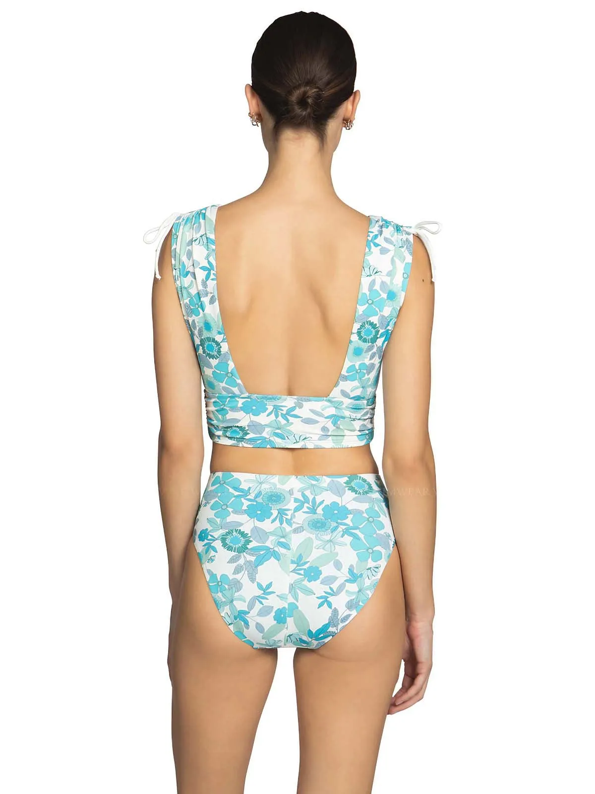 Nerissa V Plunge-Nerissa High Waist Bikini ::RET