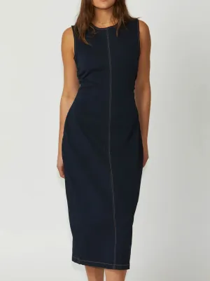 NEW LONDON DILLY COLUMN MIDI DRESS