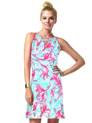 Nylon Spandex Dress Sleeveless Halter Neck Style 146C91 PS