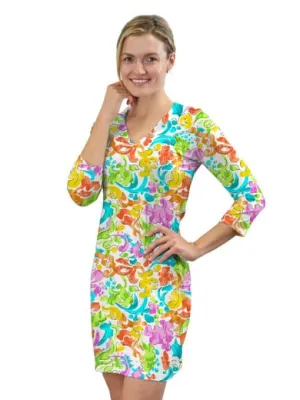 Nylon Spandex Dress V-Neck Style 220D61 MI