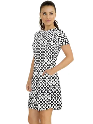 Nylon Spandex Pocket Dress Style 295D63 BW