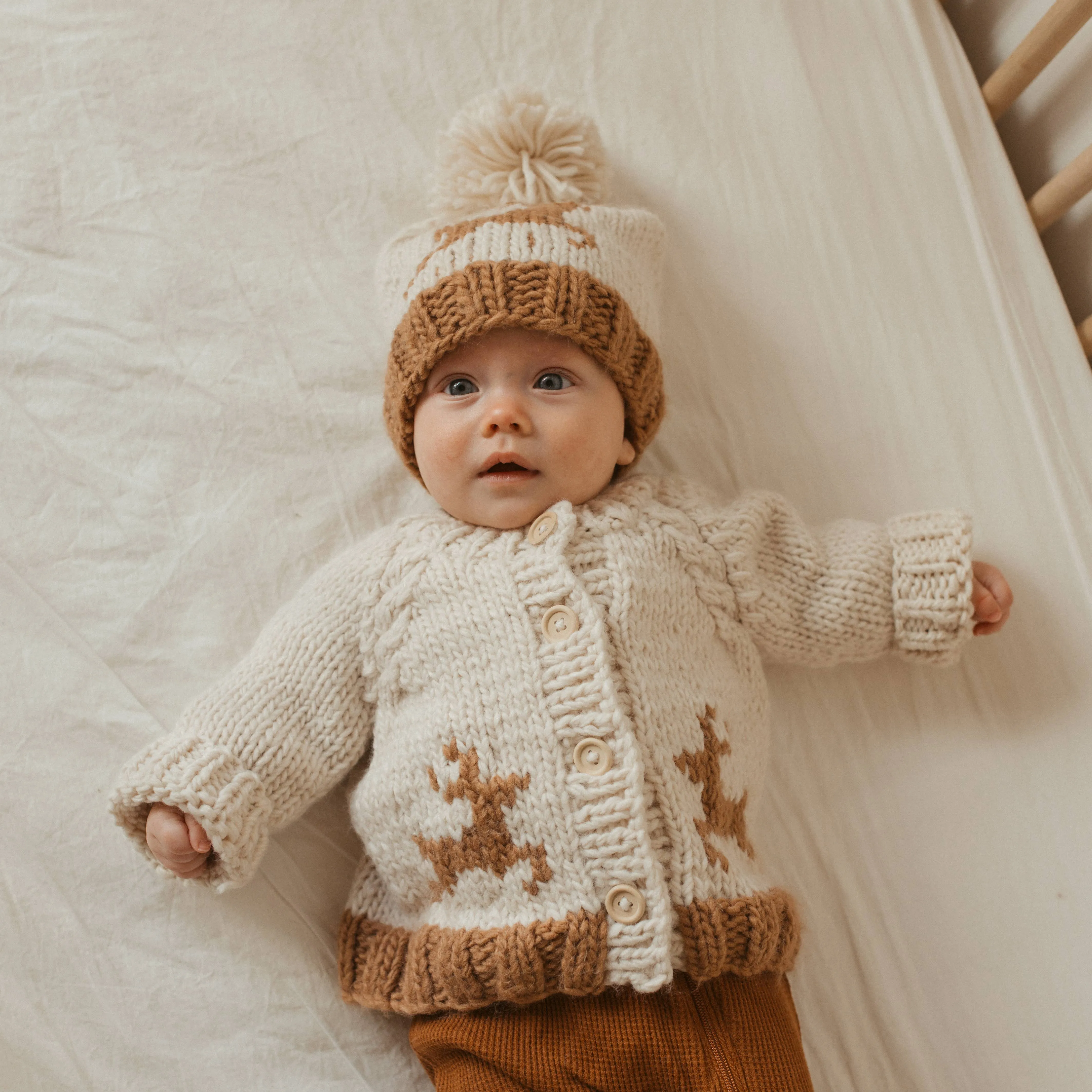 Oh Deer Cardigan Sweater: 2-3T