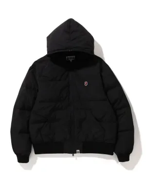 One Point Hoodie Down Jacket