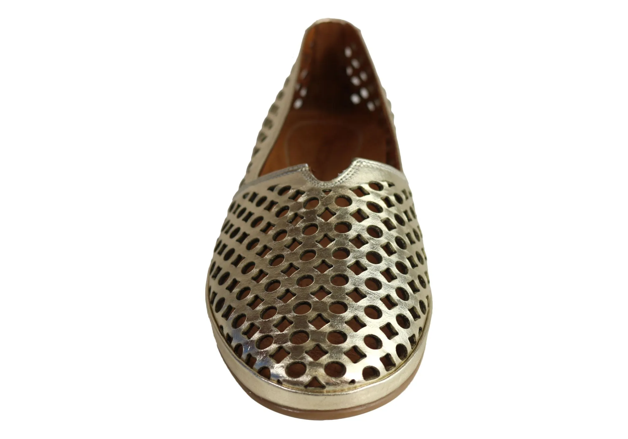 Orizonte Aria Womens European Comfortable Soft Leather Flat Shoes