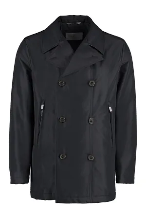 Padded double-breast peacoat
