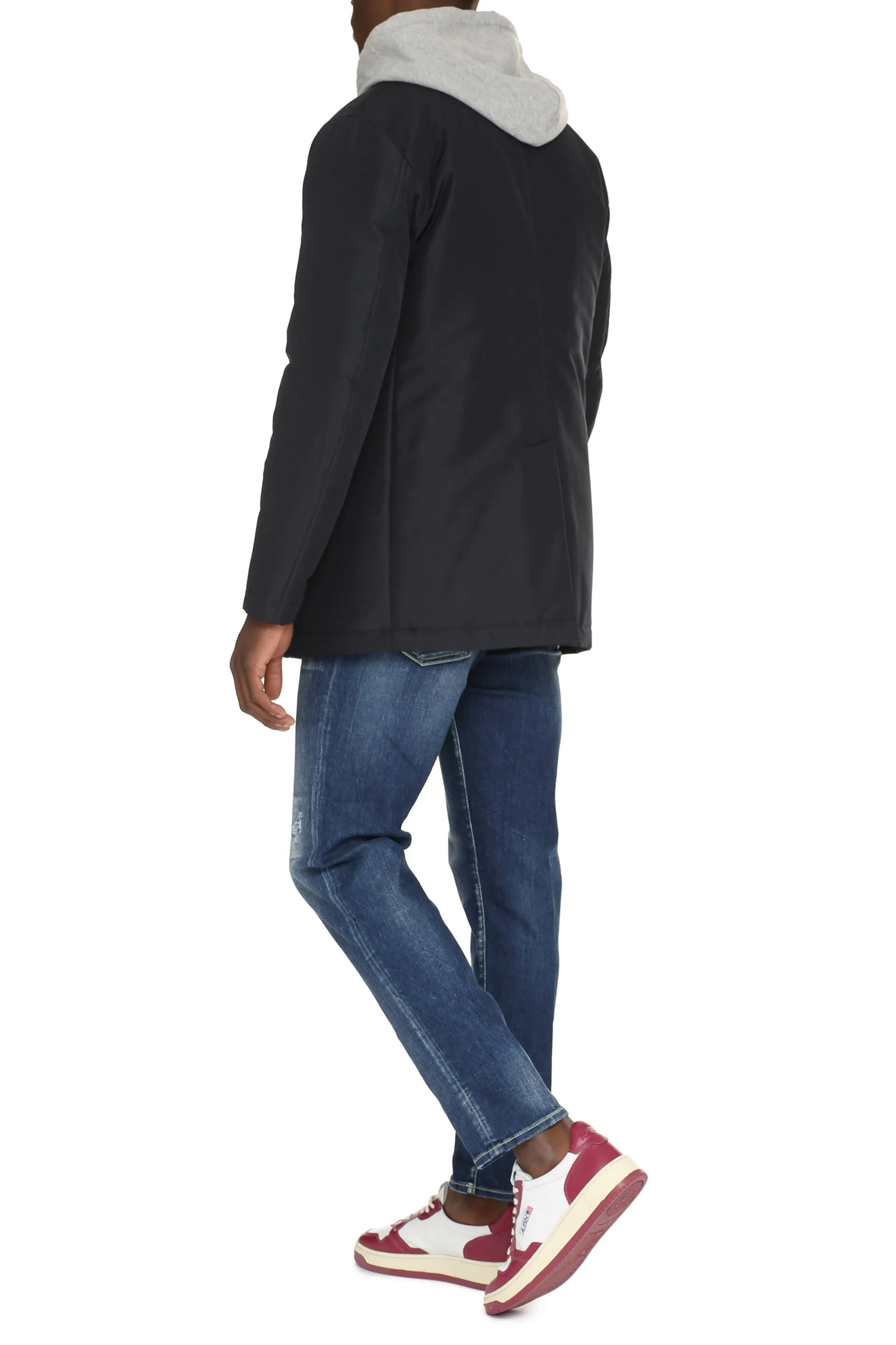 Padded double-breast peacoat