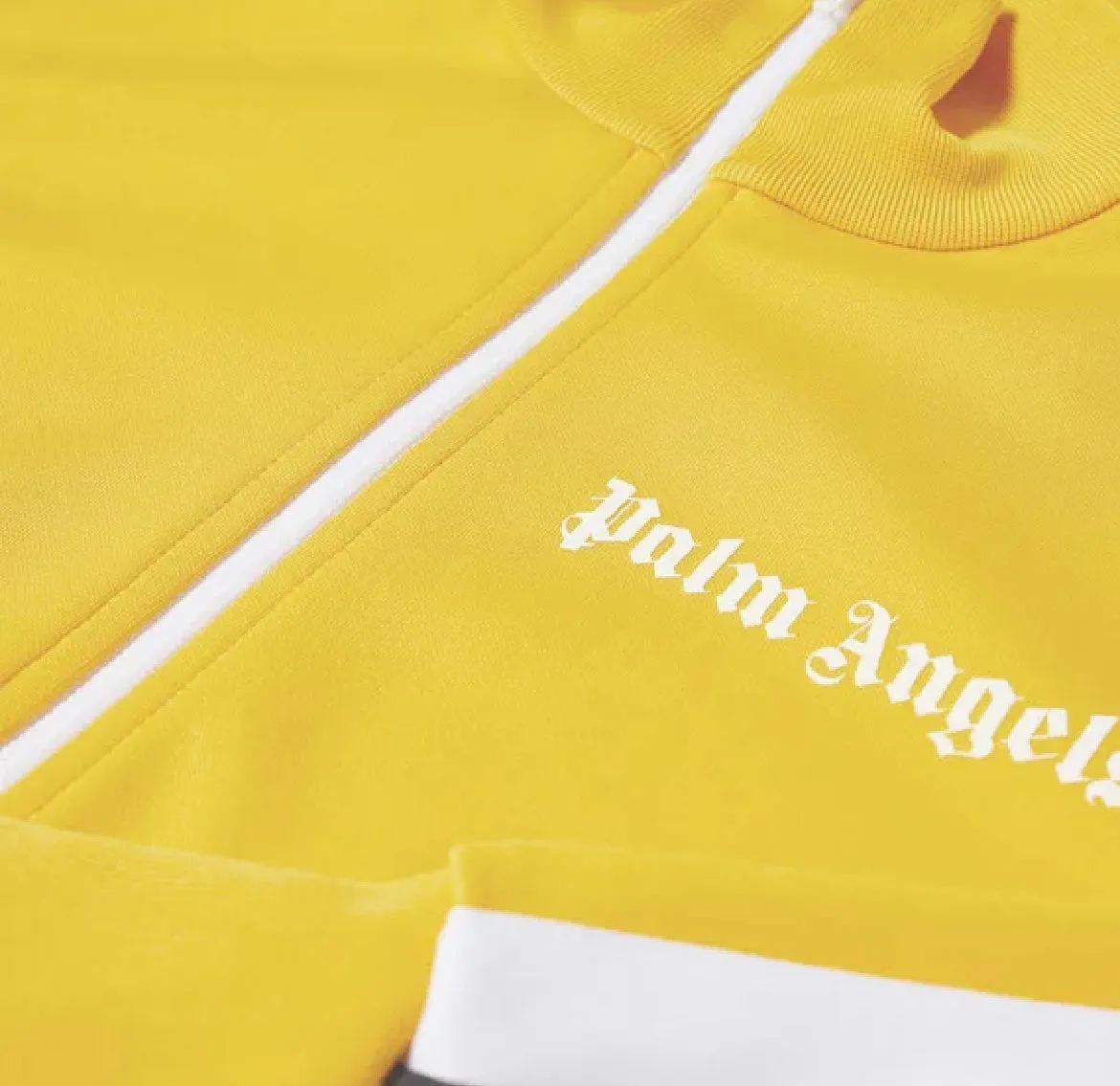 PALM ANGELS TRACKSUIT TRACK JACKET - YELLOW