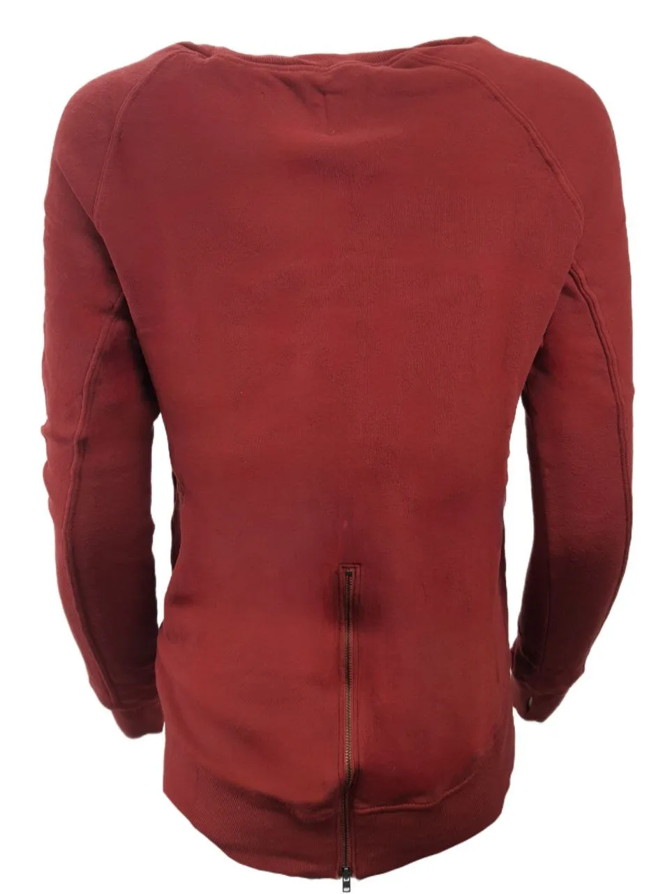 PAM & GELA Women's Red Brick Annie Hi Lo Sweatshirt #B00F Petite X-Small NWT