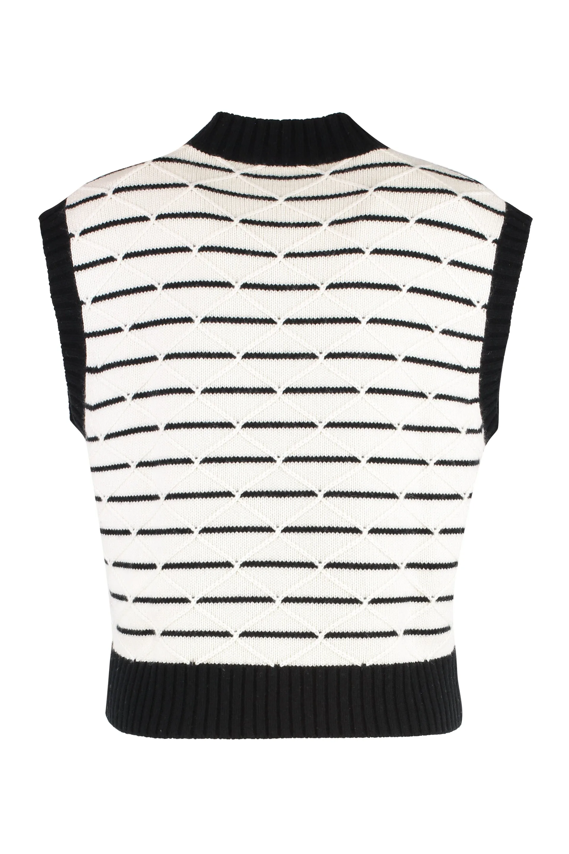 Panetto Knitted wool and cashmere vest