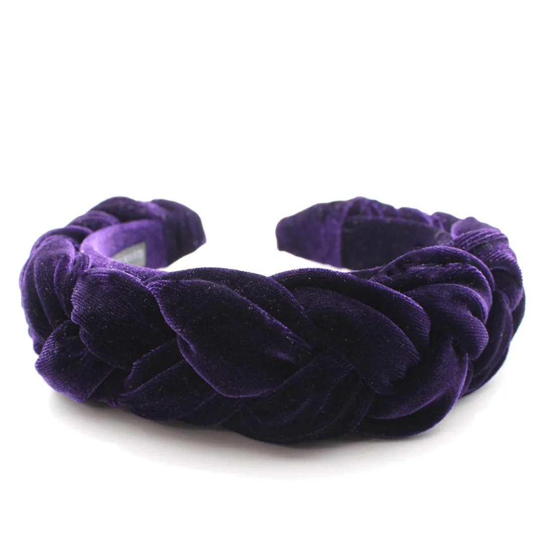 Pistachio Velvet Braided Headband