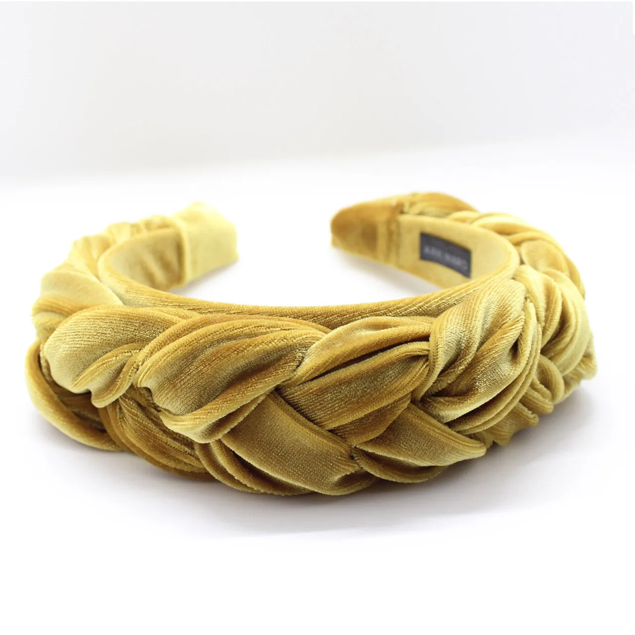 Pistachio Velvet Braided Headband