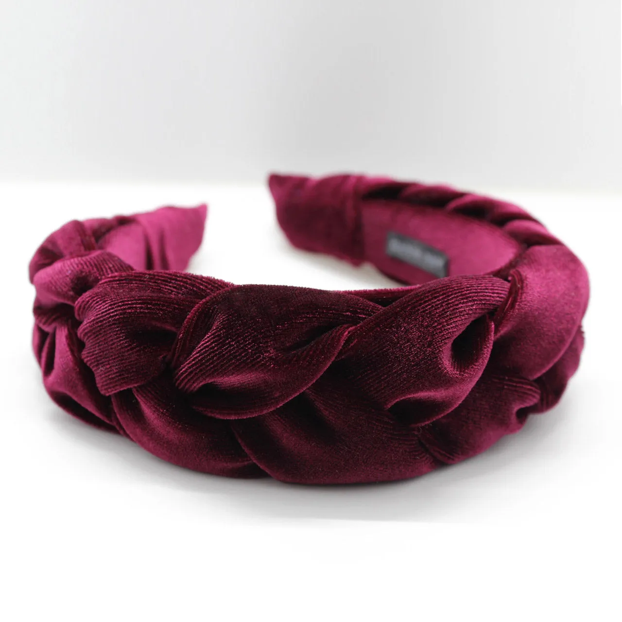 Pistachio Velvet Braided Headband