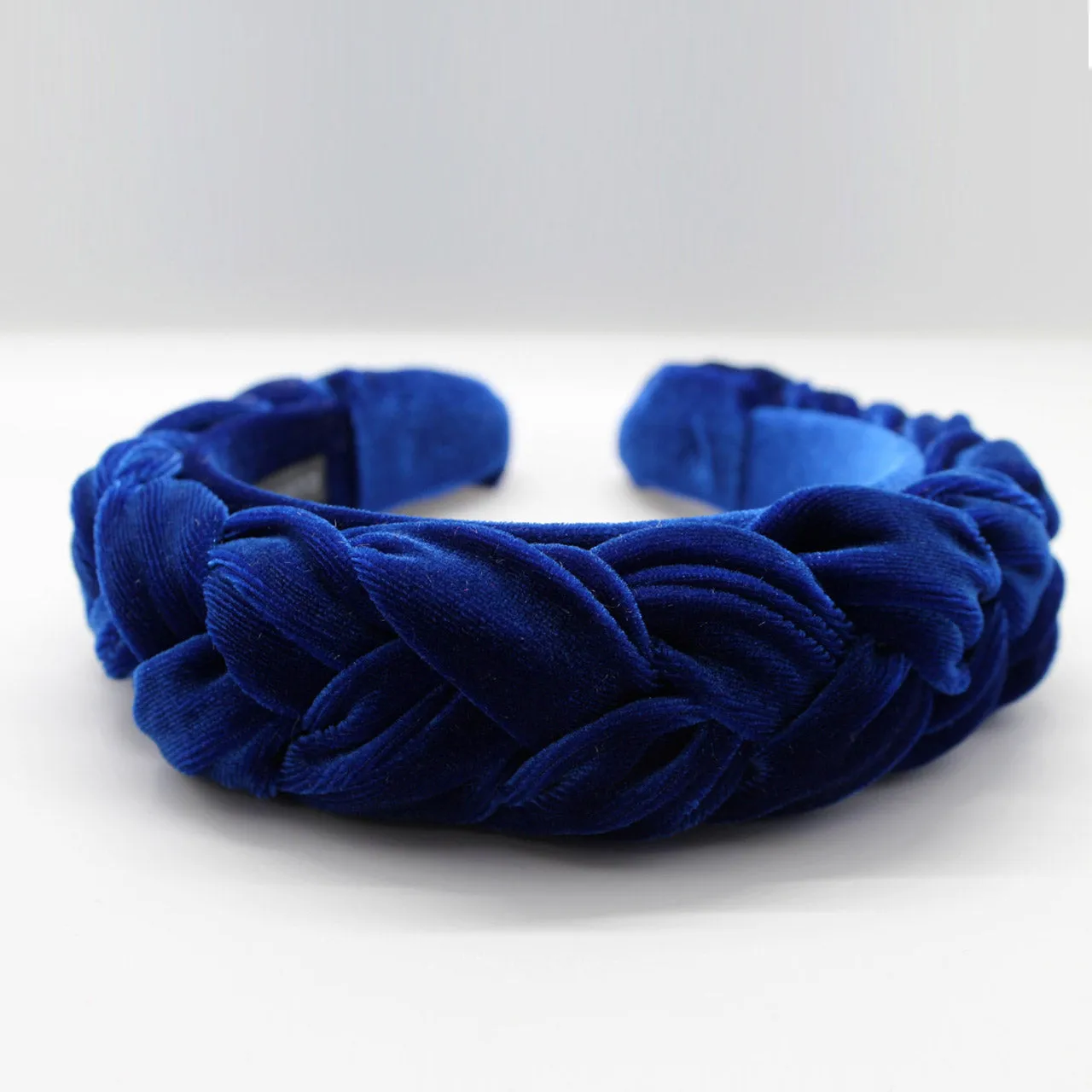 Pistachio Velvet Braided Headband