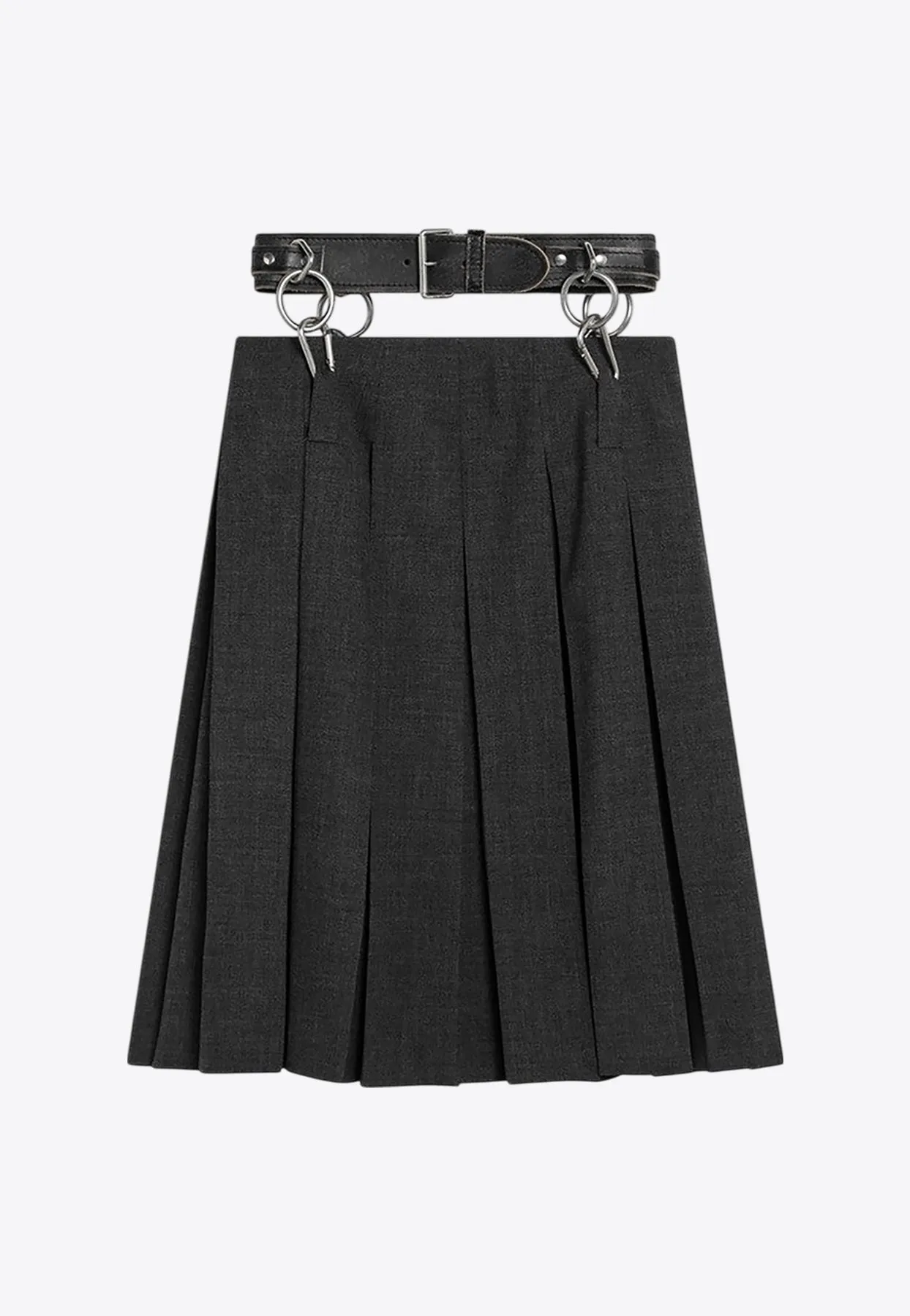 Pleated Matting Skirt