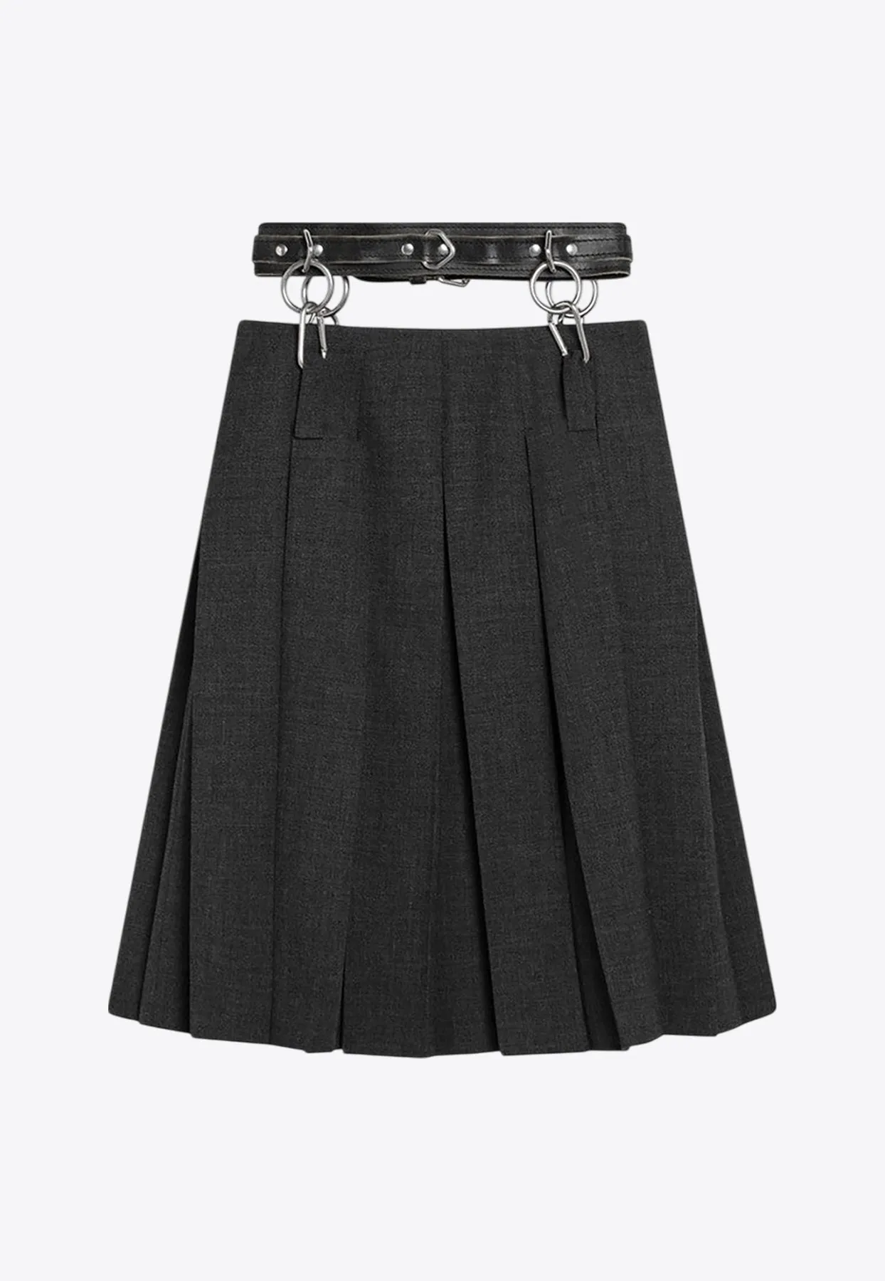 Pleated Matting Skirt