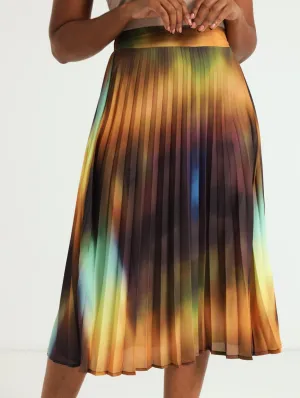 Pleated Midi Skirt