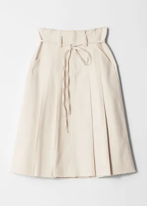 Pleated Midi Skirt