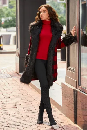 Ponte Knit Pull On Legging Black