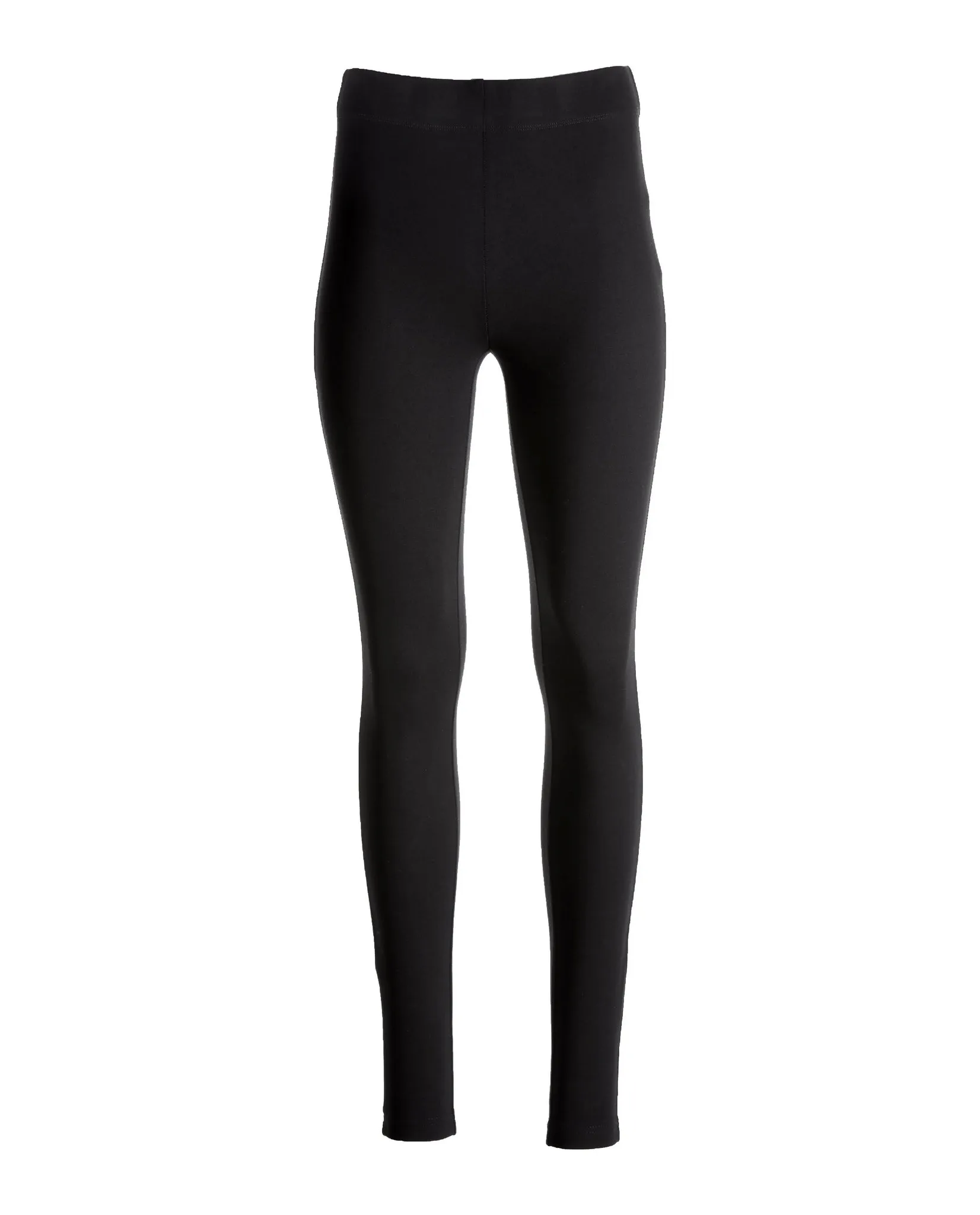 Ponte Knit Pull On Legging Black