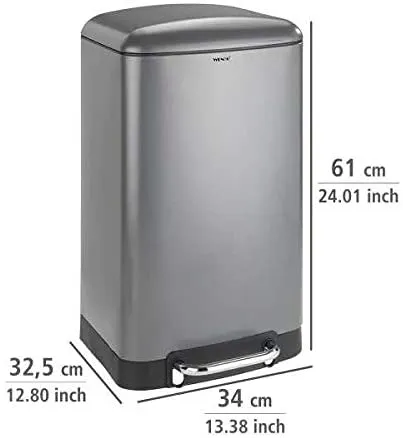 Poubelle fermeture en douceur 30L - Studio