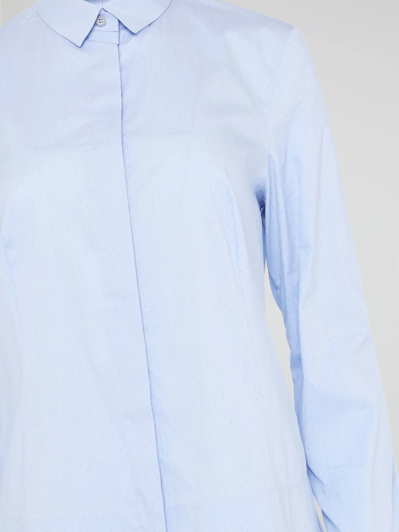 Powder Blue High-Low Shirt