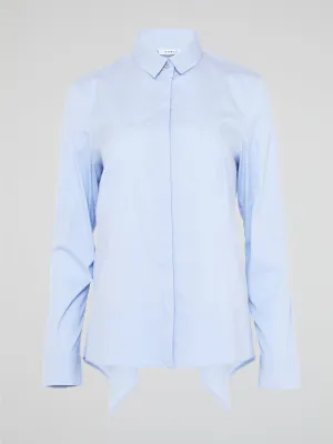 Powder Blue High-Low Shirt