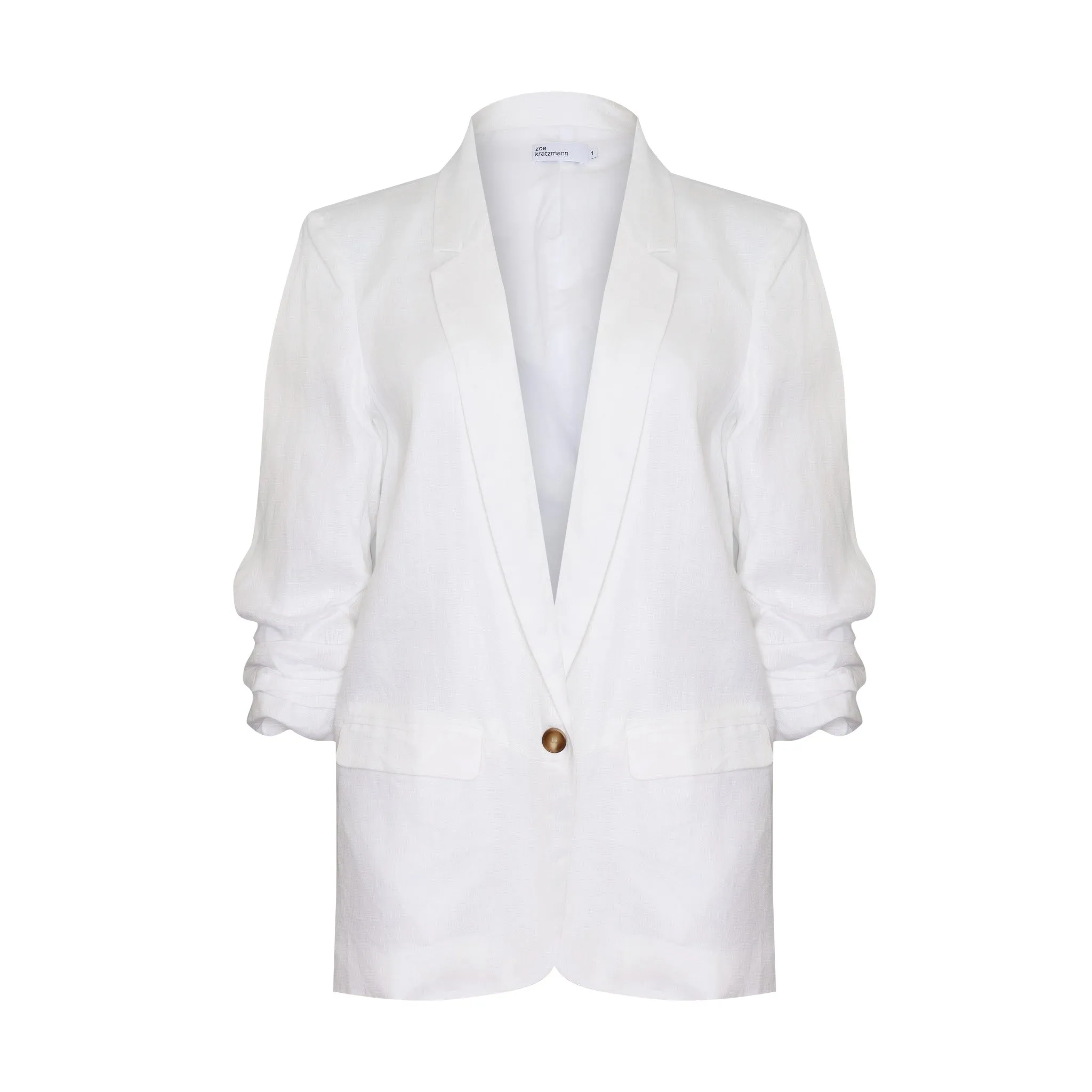prevail jacket - porcelain
