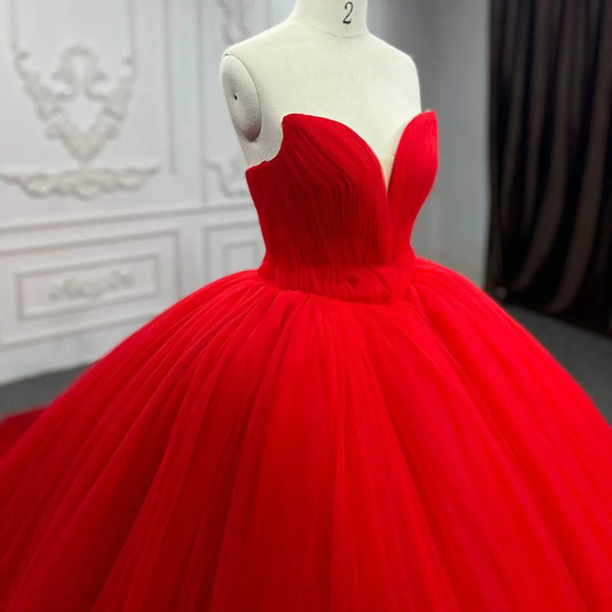 Quinceanera Dresses Simple Sweetheart Party Dresses Ruched Sleeveless Prom Dresses Ball Gown