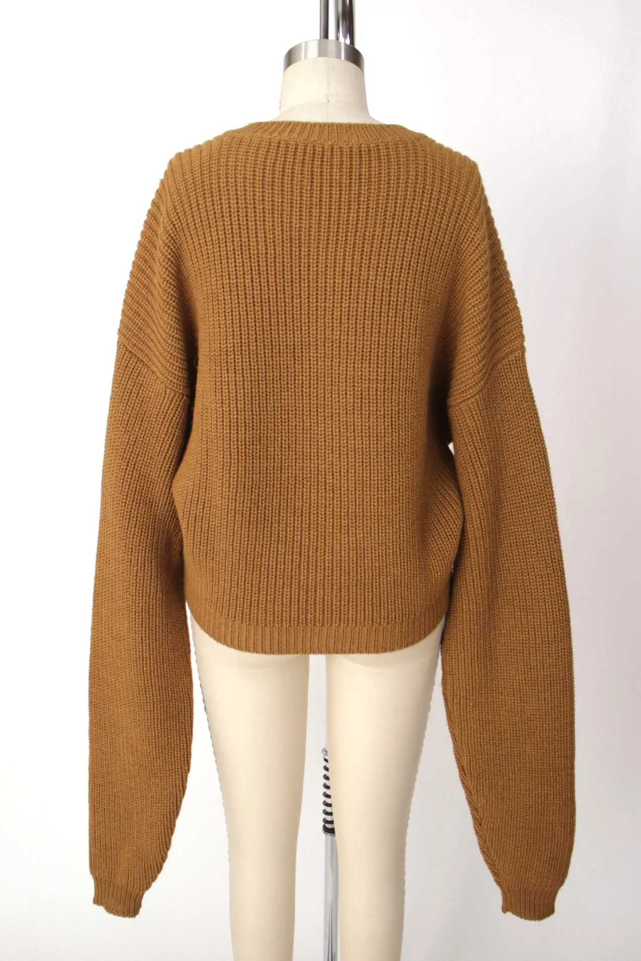 Quira Virgin Wool Rib Knit Sweater