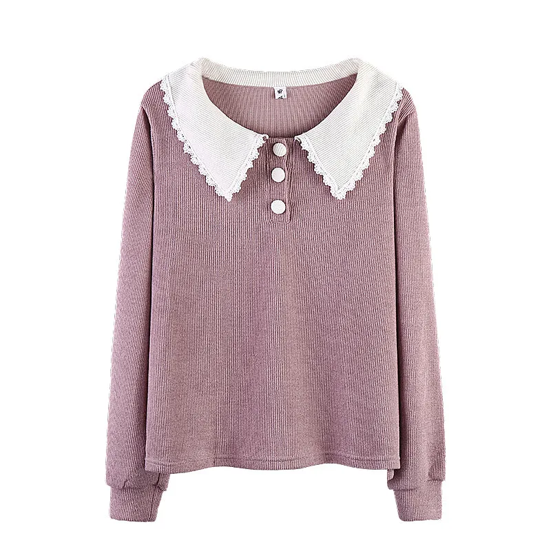 "DOLL COLLAR LONG SLEEVE" SWEATER N101602