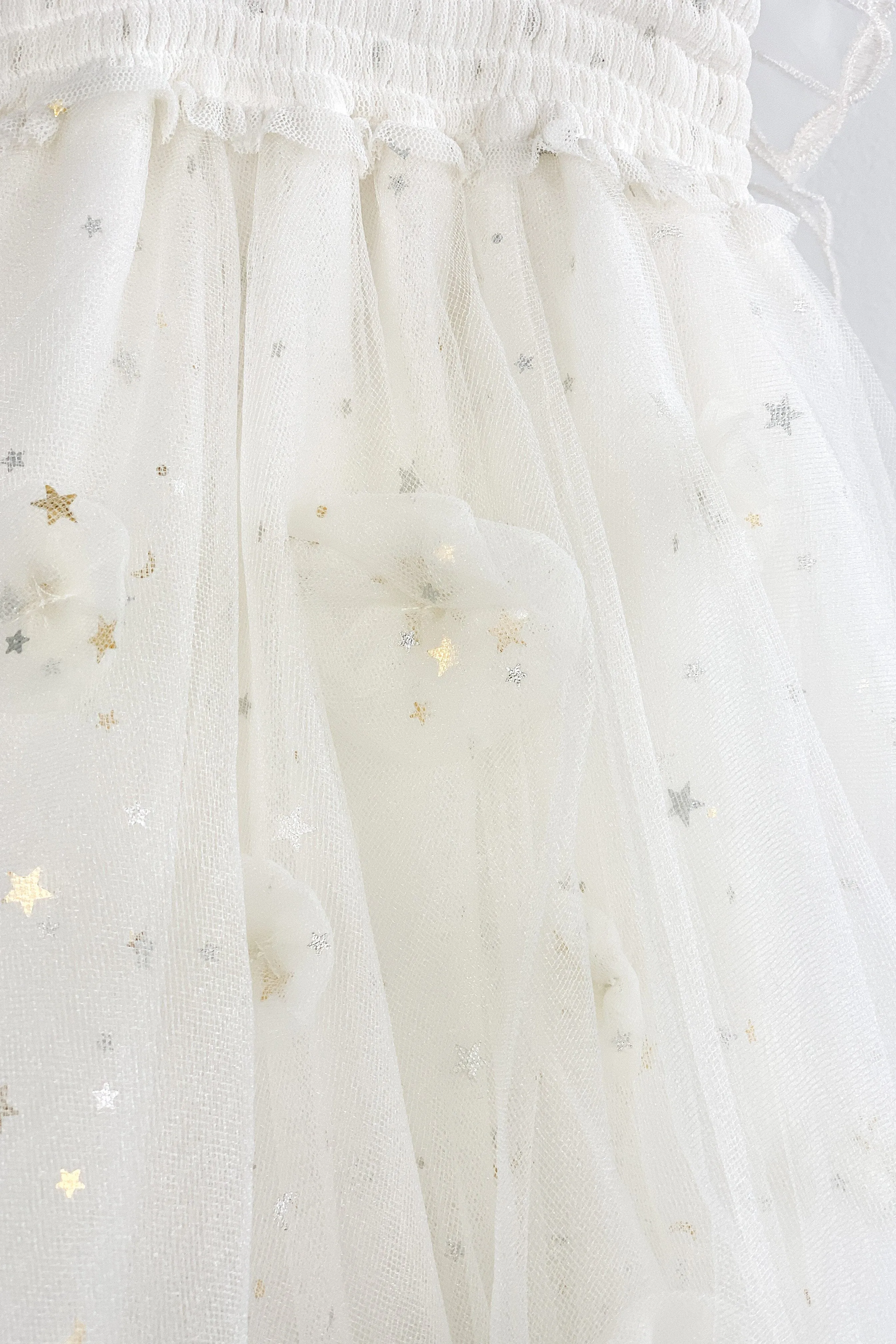 "Sabrina" White Celestial Fairy Wing Dress
