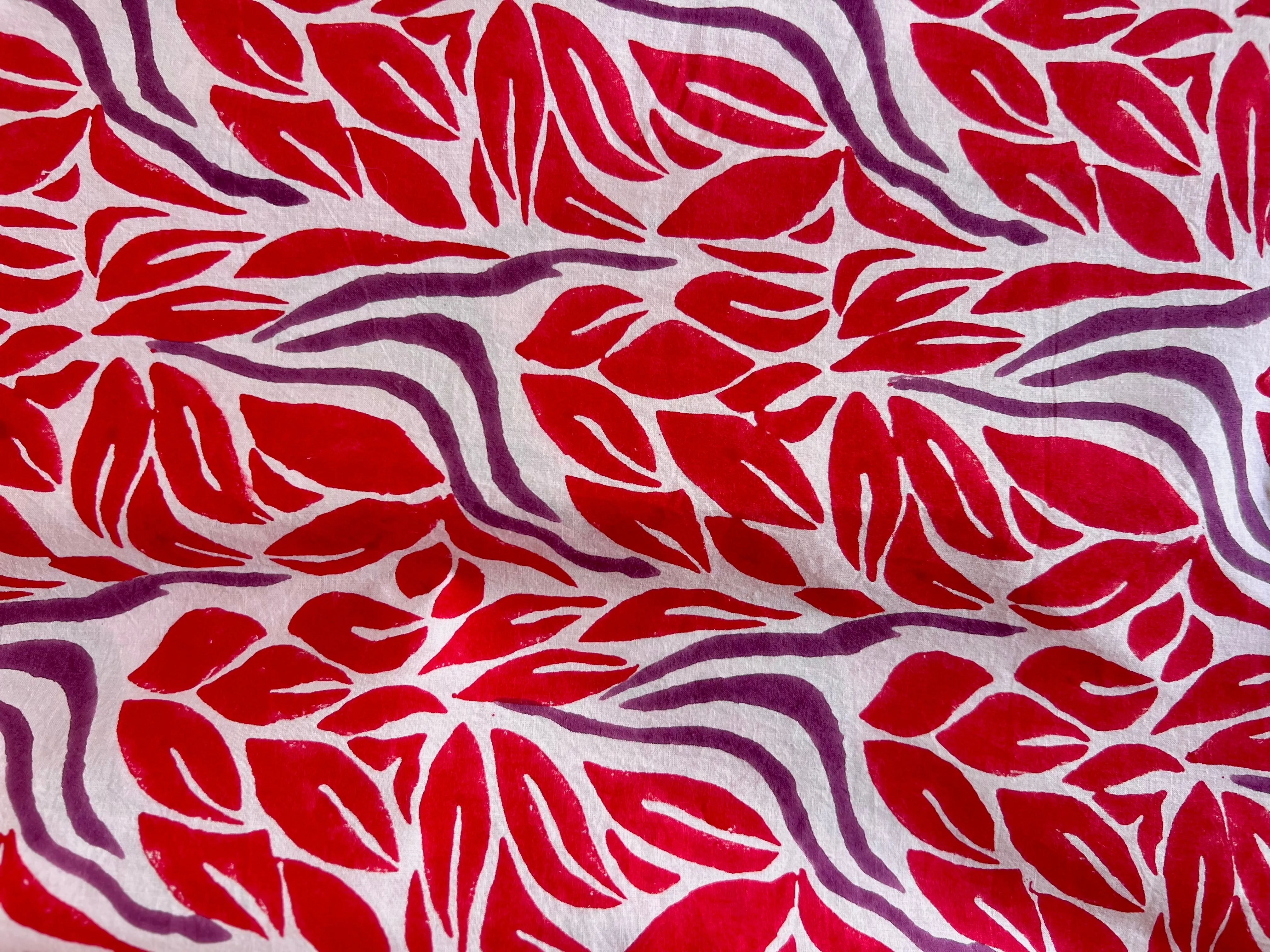 Red Snake Ruffle Wrap Skirt