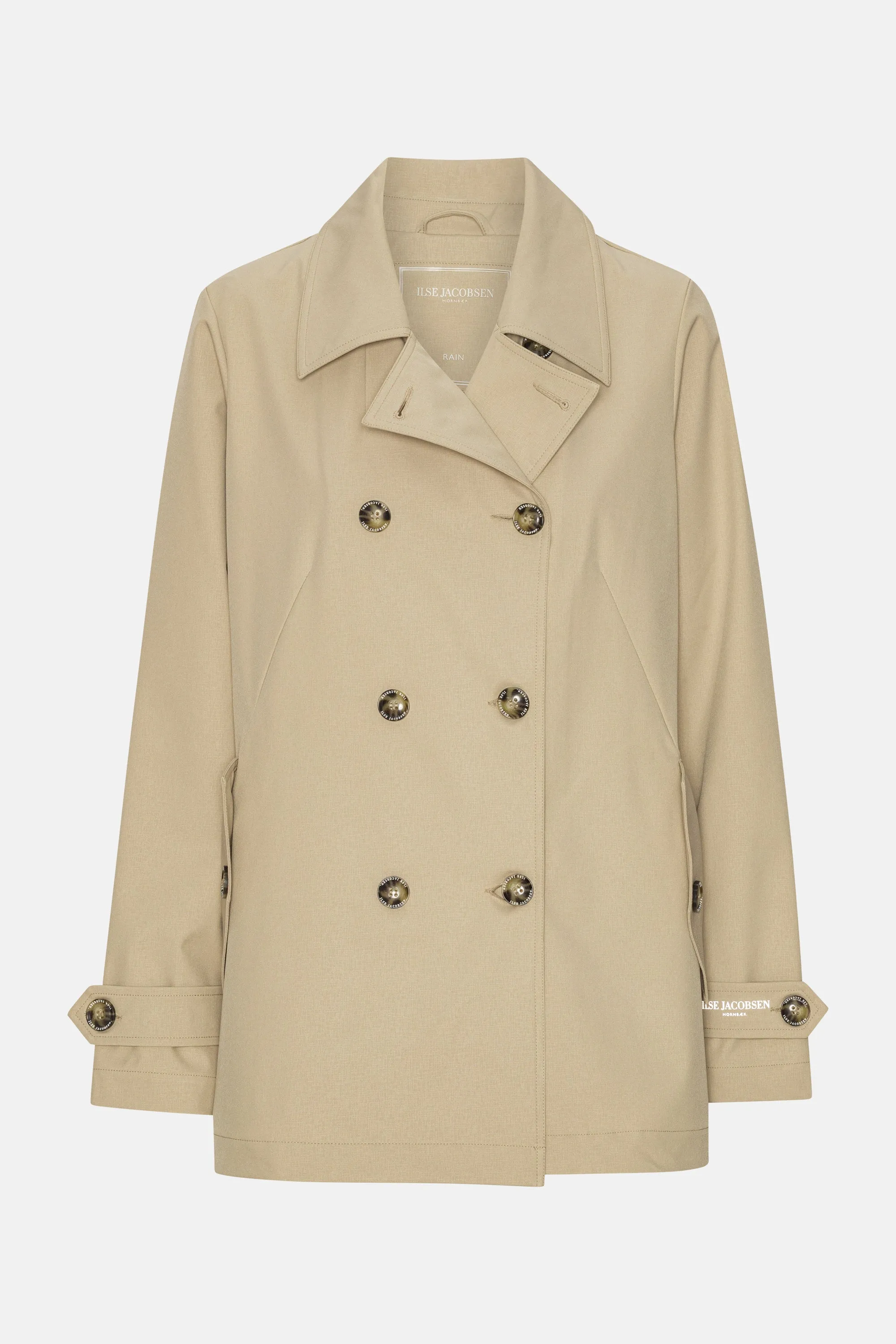 Regn Peacoat - White Pepper