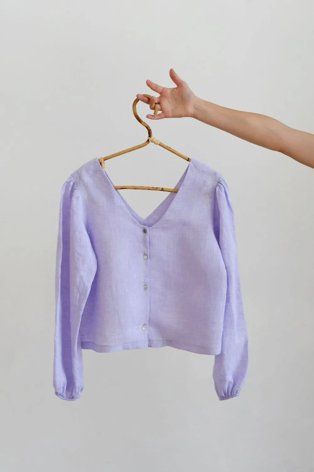 Reverse Chic Linen Top