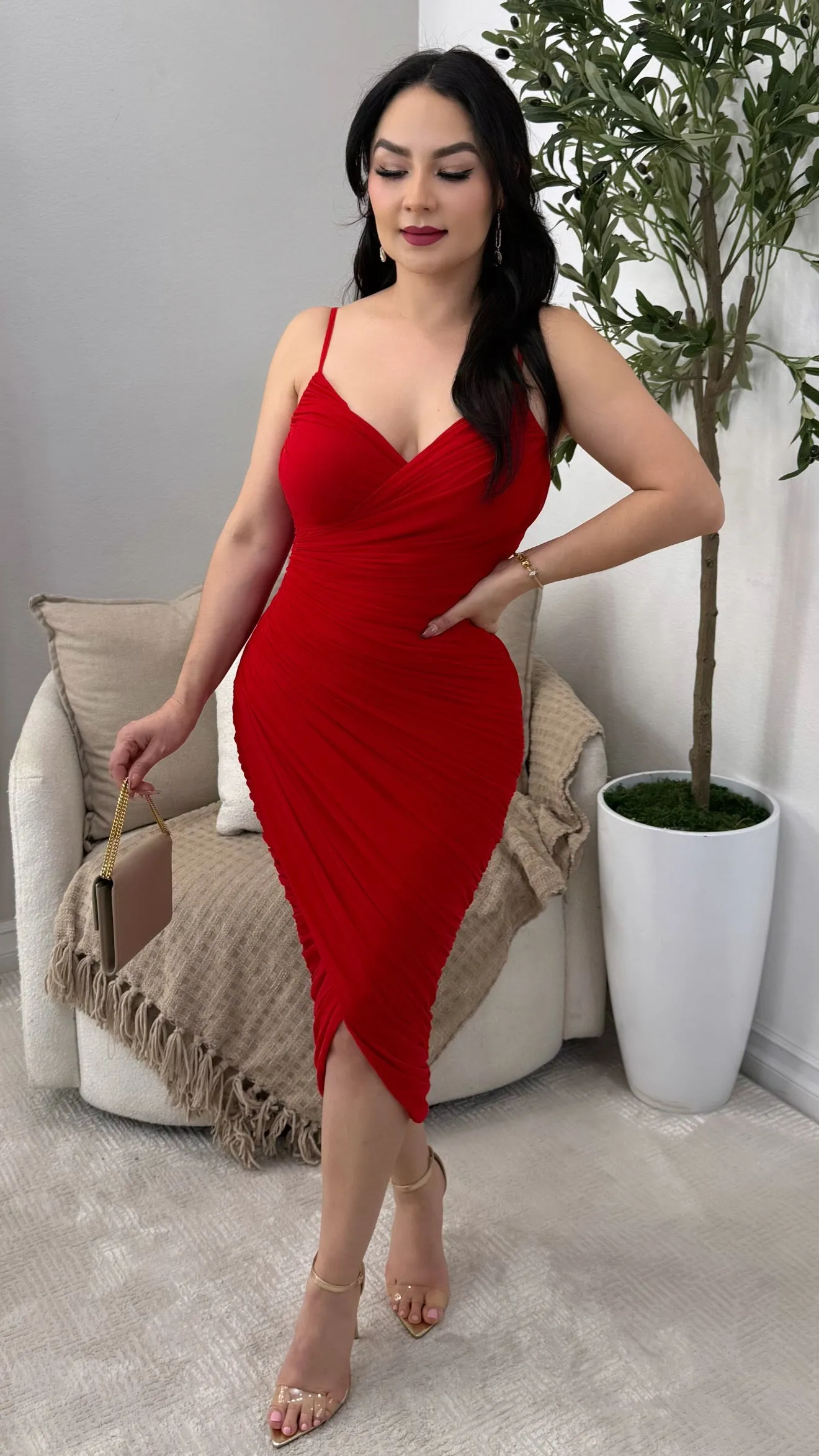 RIVERA RED DRESS