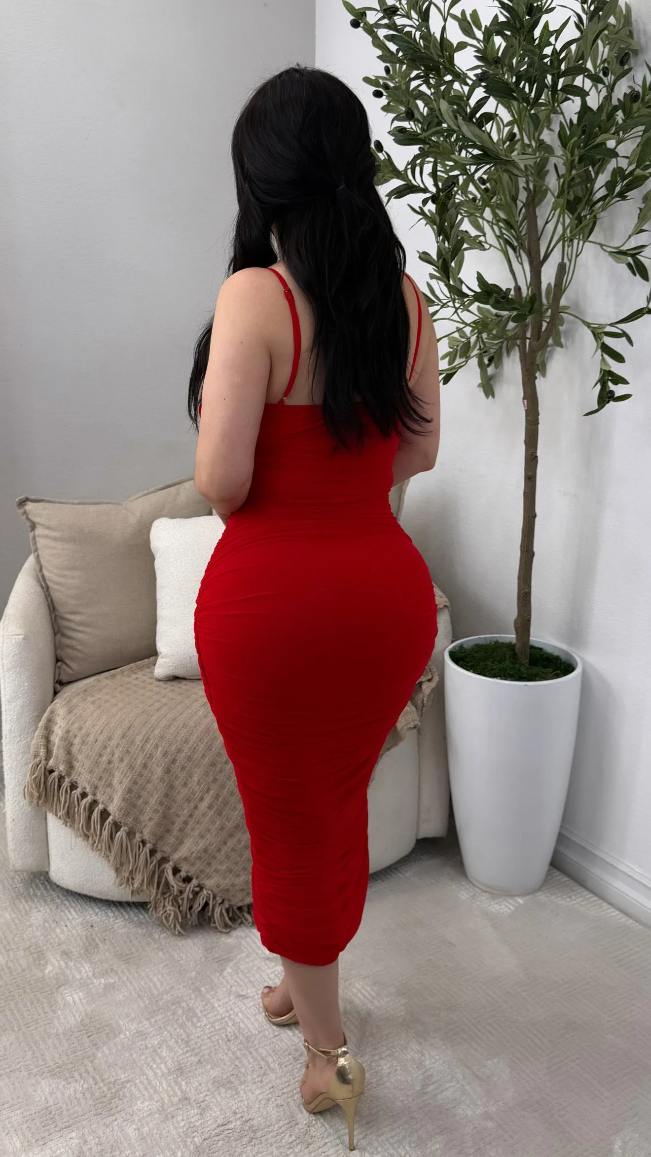 RIVERA RED DRESS