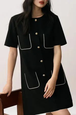 Robe Droite Courte - Florine
