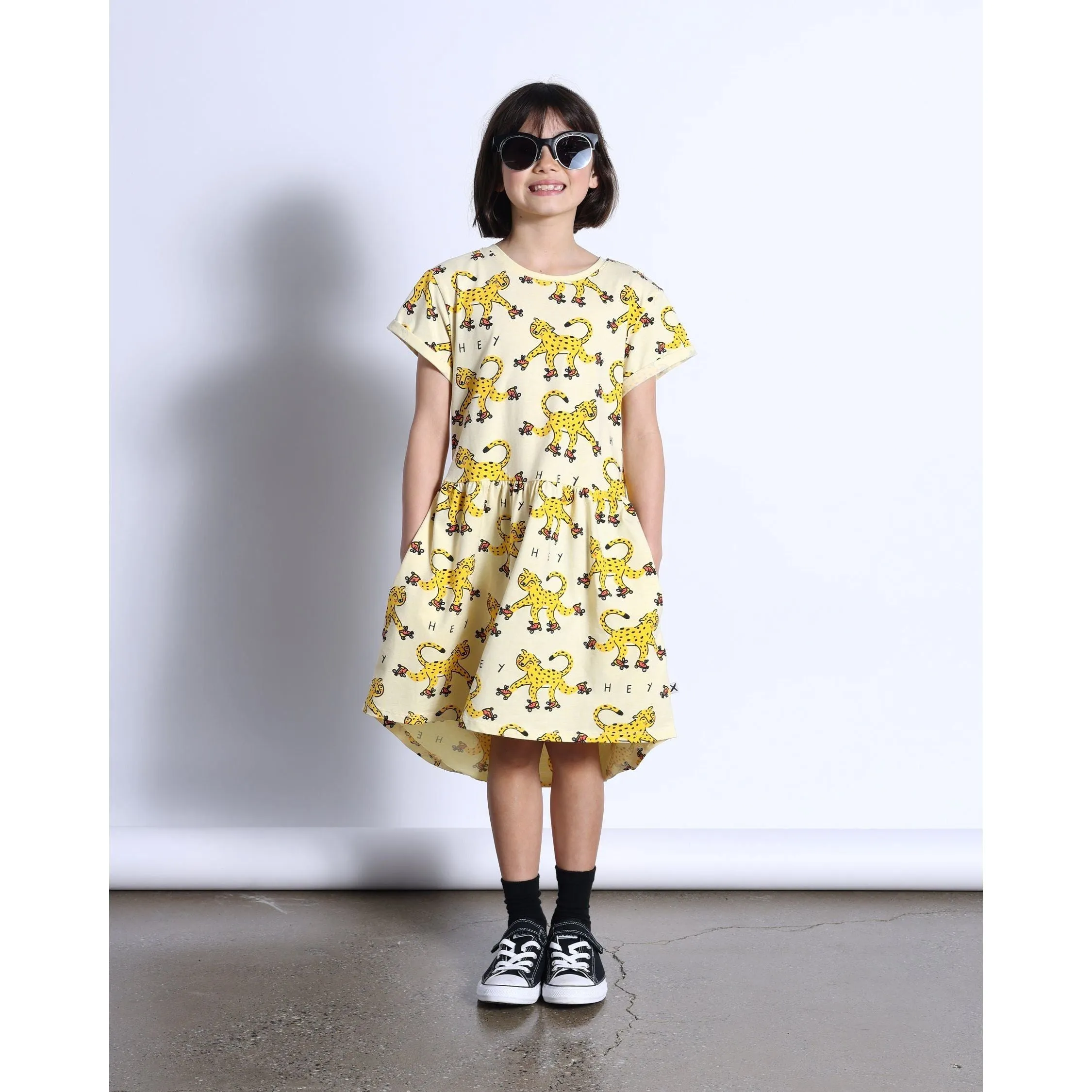 Roller Leopard Dress- Lemon Marle