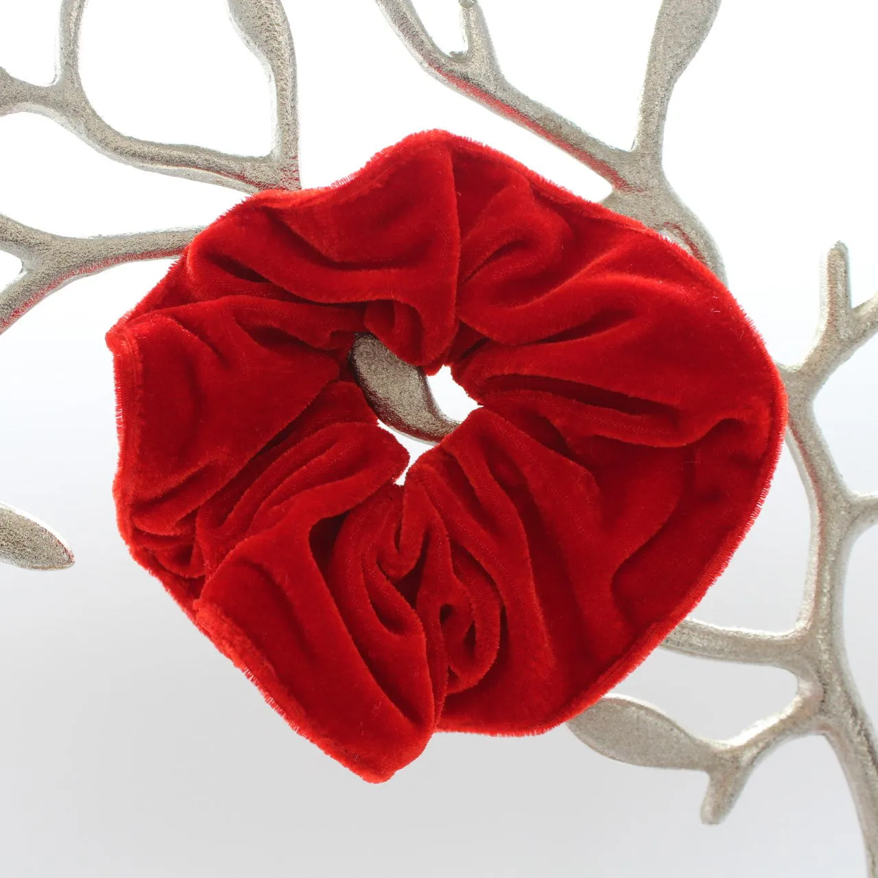 Rouge Scrunchies