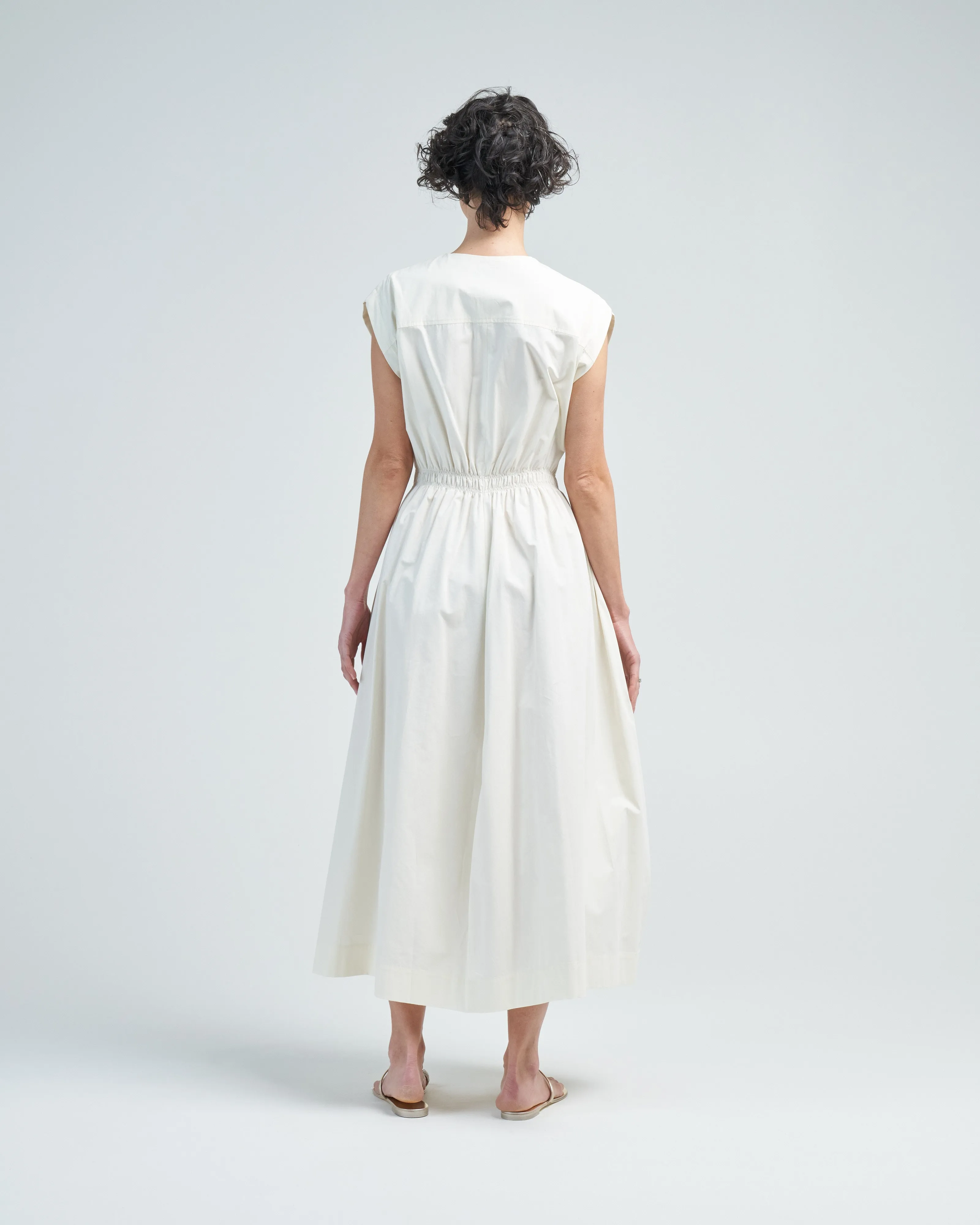 ruched waist dress