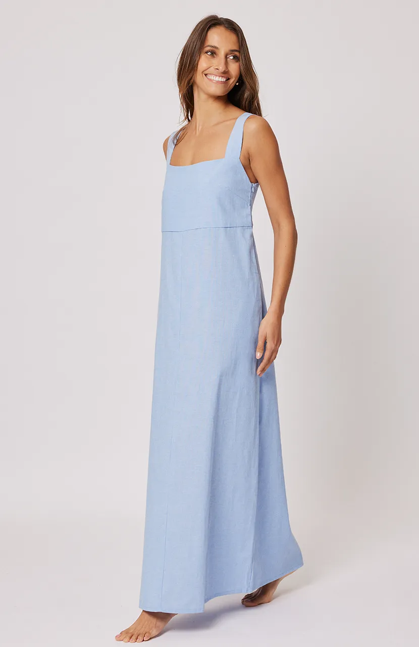 SARA DRESS || BLUE CHAMBRAY