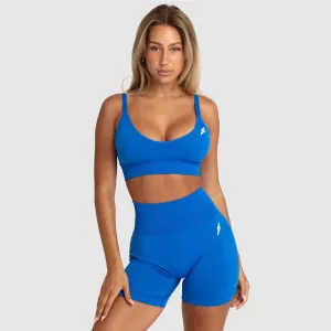 Scrunch 2 Seamless Crop - Electric Blue
