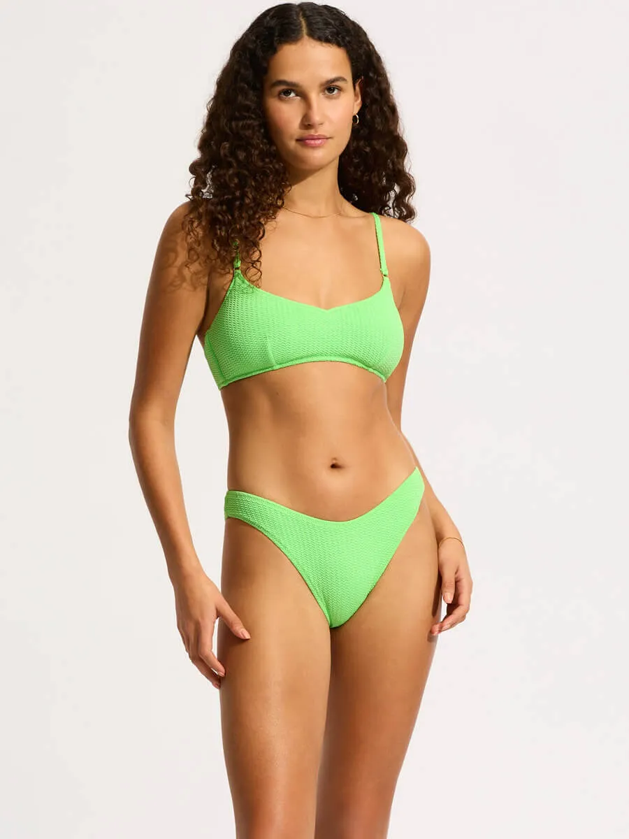 Sea Dive High Cut Bottom in Summer Green