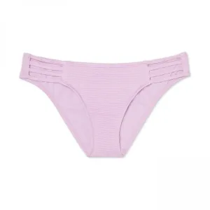 Shade & Shore Women's Textured Strappy Hipster Bikini Bottom